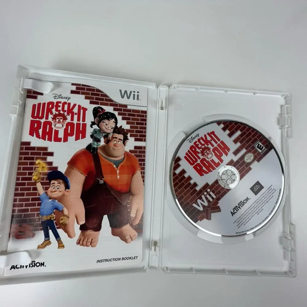 Nintendo Wii Game Lot of 3 Epic Mickey Wreck-It Ralph Just Dance Disney